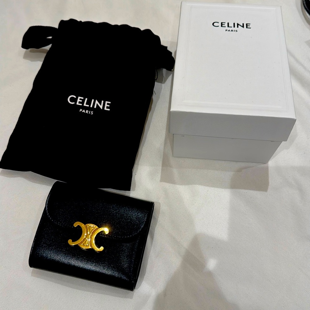 In a mint condition wallet Celine